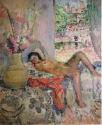 Henri Lebasque Prints Nude portrait by Henri Lebasque, oil on canvas. Courtesy of The Athenaeum oil painting reproduction